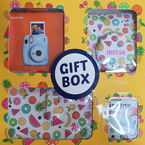 Fuji film Instax Mini 11 Gift Box Sky blue - Yaquby Stores :: One Stop Shop  Solution